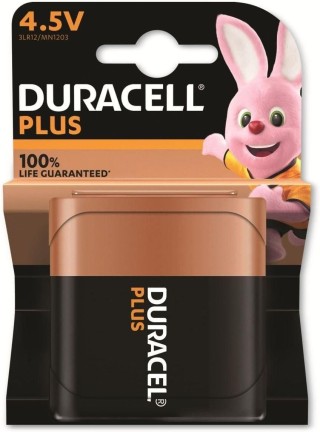 pack 1 pila duracell plus power 4.5v 3lr12