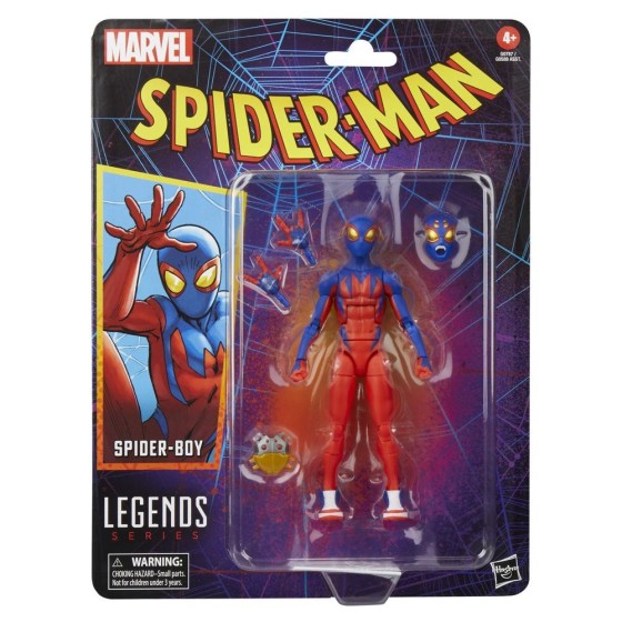 hasbro figura hasbro marvel legends series spider   man spider   boy