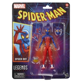 hasbro figura hasbro marvel legends series spider   man spider   boy