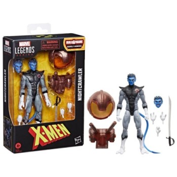 hasbro figura hasbro marvel legends series build a figure marvels nemesis x   men nightcrawler