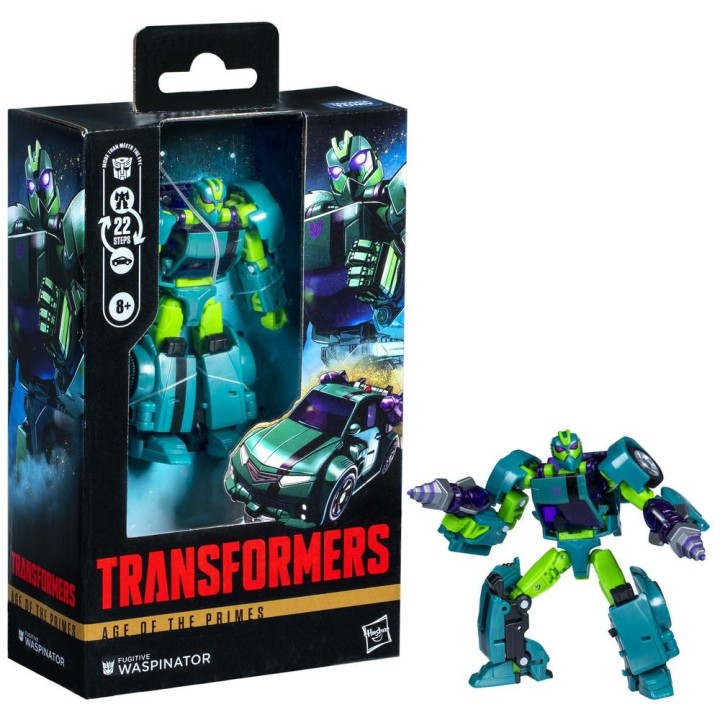 hasbro figura hasbro transformers age of the primes fugitive waspinator