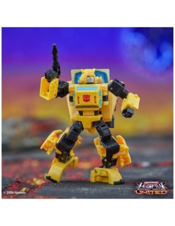 hasbro figura hasbro transformers legacy united deluxe origin bumblebee