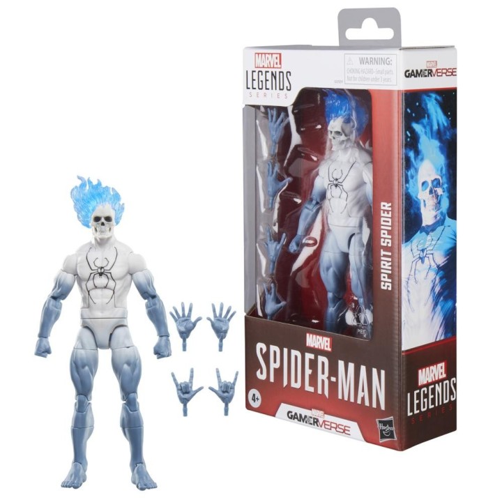 hasbro figura hasbro marvel legends series gamerverse spirit spider
