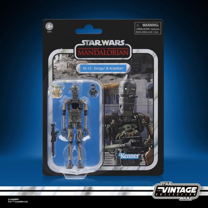 hasbro figura hasbro star wars the mandalorian the vintage collection ig   12 grogu & anzellan