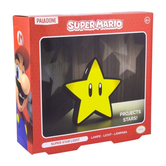 paladone lampara paladone super mario super estrella 25 cm