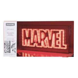 paladone lampara paladone marvel logo led neon light