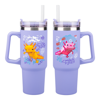 paladone vaso termo con pajita paladone minecraft