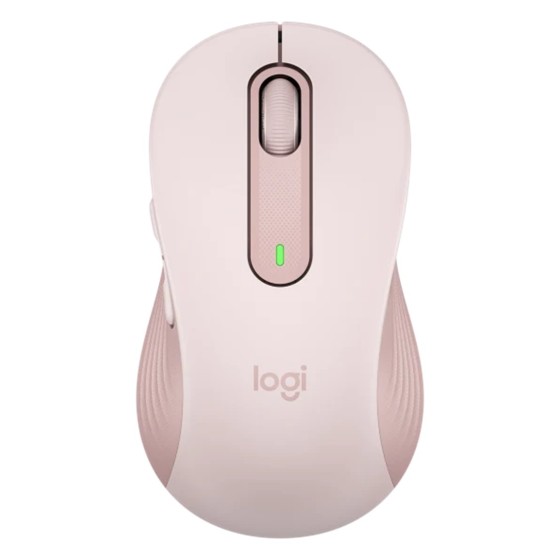 logitech mouse raton logitech m650 grande optico wireless inalambrico rosa