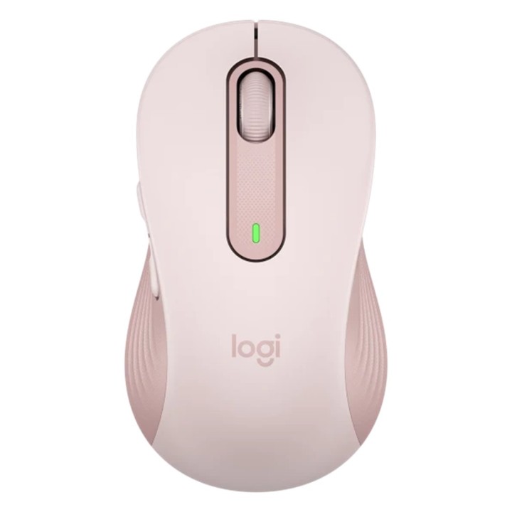 logitech mouse raton logitech m650 grande optico wireless inalambrico rosa