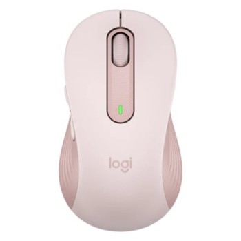 logitech mouse raton logitech m650 grande optico wireless inalambrico rosa