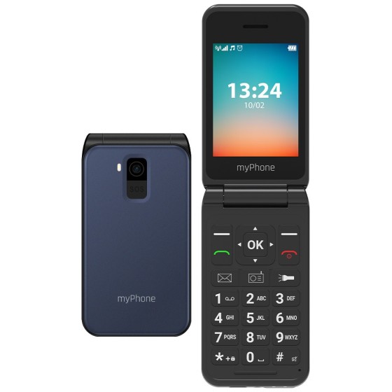 myphone telefono movil myphone flip 2.8 pulgadas    4g    navy blue
