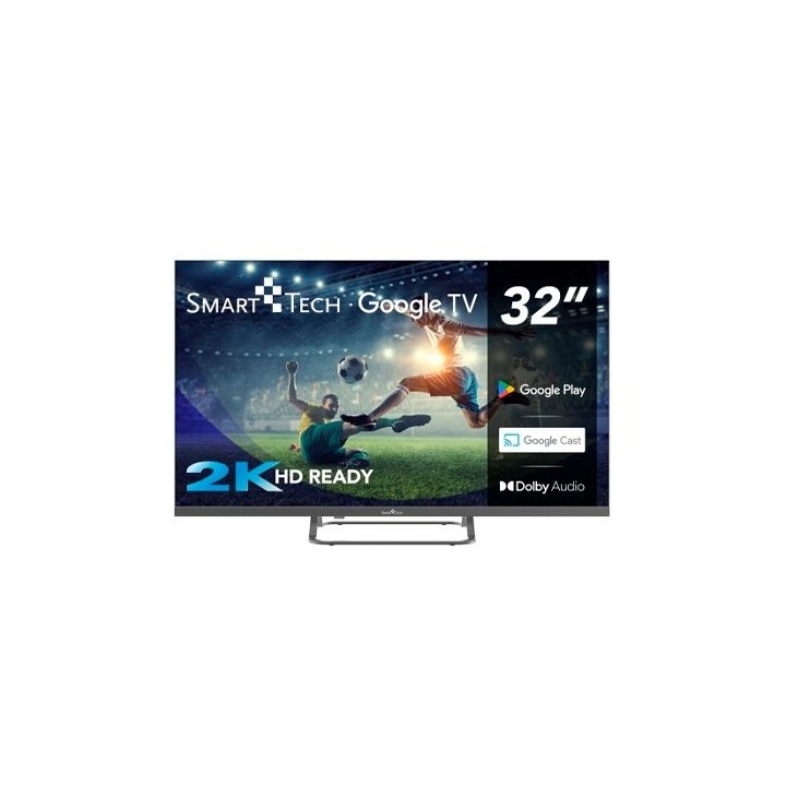 television led smart tech hd 32   32hg01v google tv google tv 2k dolbi audio chromecast