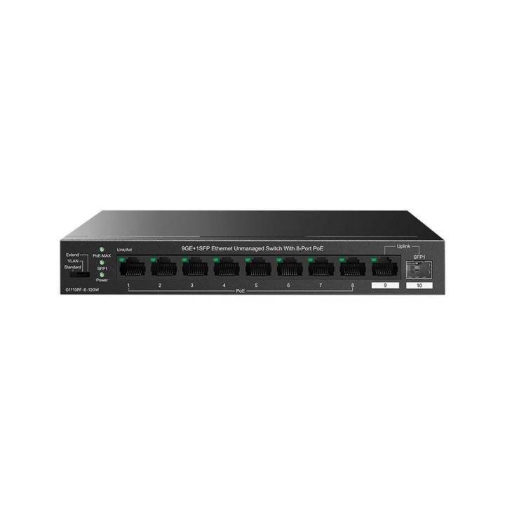 ip   com switch ip   com g1110pf   8   120w 10 puertos