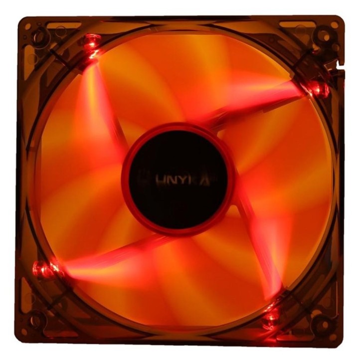 unykach ventilador cpu unykach 51792 led roja 120mm