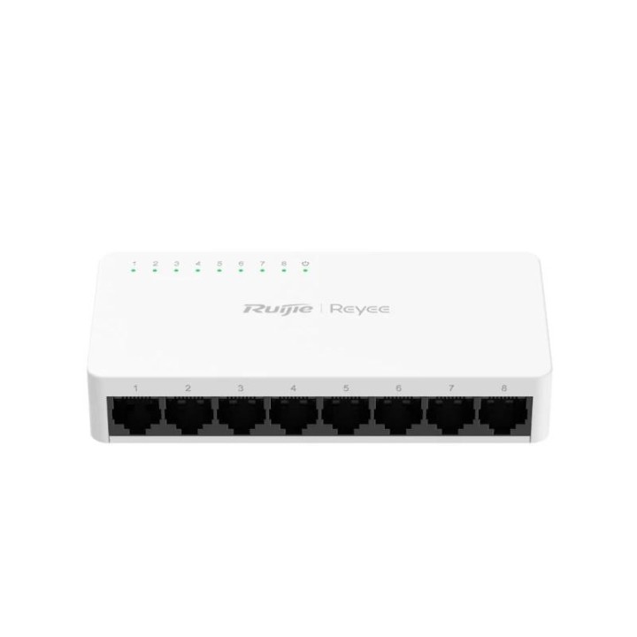 reyee unmanaged switch 8x10/100 rj45 plastic case