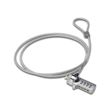 ewent cable de seguridad ewent para portatil    kesington combinacion de numeros 4 digitos    1.5m