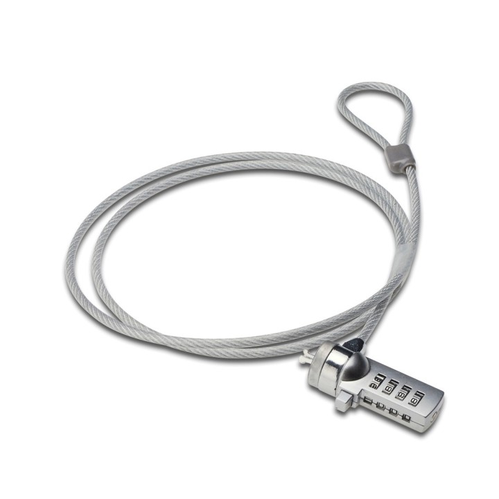ewent cable de seguridad ewent para portatil    kesington combinacion de numeros 4 digitos    1.5m