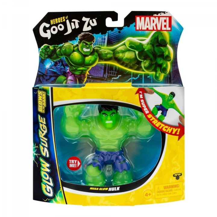 bandai rojo figura bandai goo jit zu dc increible hulk glow surge
