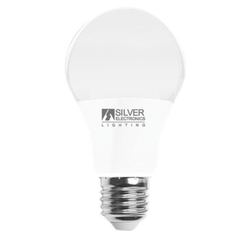 silver bombilla led eco decorativa silver electronics estandar 10w 85w    e27    2700k    820 lm