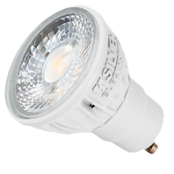 silver bombilla led pro+ silver electronics dicroica 5w 60w    gu10    5000k    38o    470 lm    luz