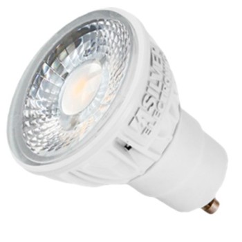 silver bombilla led pro+ silver electronics dicroica 5w 60w    gu10    5000k    38o    470 lm    luz