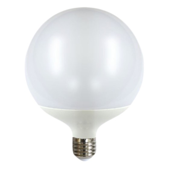 silver bombilla led decorativa silver electronics globo 12w 90w    e27    3000k    1155 lm    luz ca