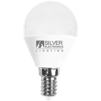silver bombilla led silver electronic esferica decorativa 7w 70w    e14    5000k    620 lm    luz bl