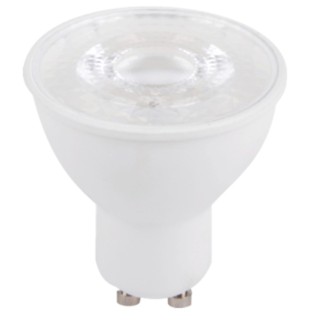 silver bombilla led silver electronic eco dicroica 5w 35w    gu10    3000k    38o    381 lm    luz c