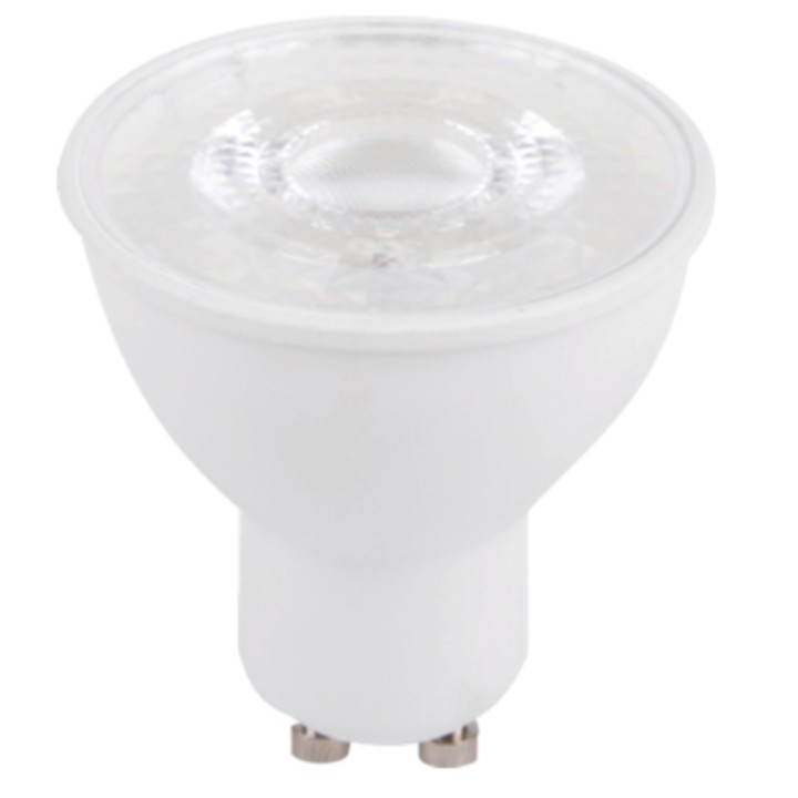 silver bombilla led silver electronic eco dicroica 5w 35w    gu10    3000k    38o    381 lm    luz c