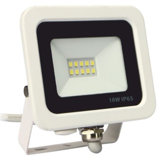 silver foco proyector led ip65 10w 3000k blanco
