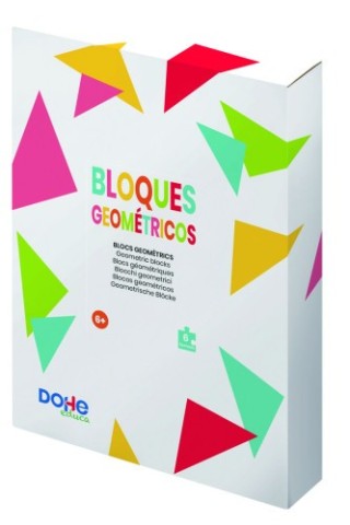 dohe caja bloques geometricos   a partir de 6 anos.  dohe 1003