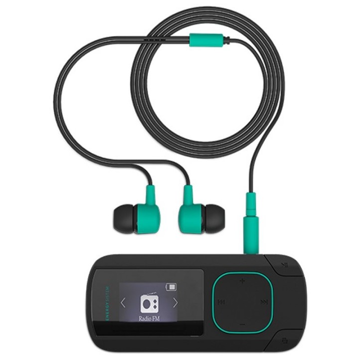 energy sistem mp3 clip bluetooth 8gb radio menta