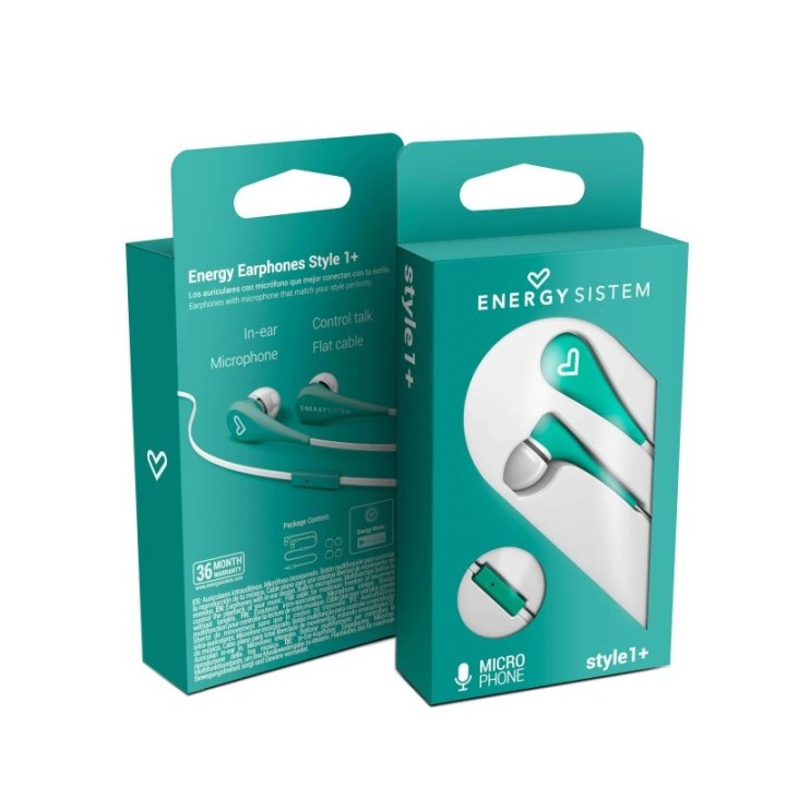 energy sistem auricular intrauditivo style 1 menta