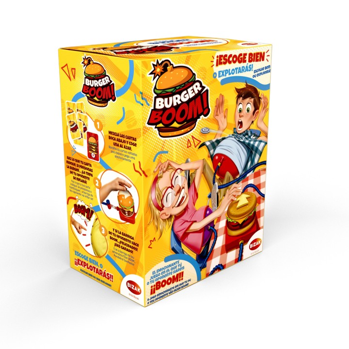 bizak juego de mesa bizak burger boom