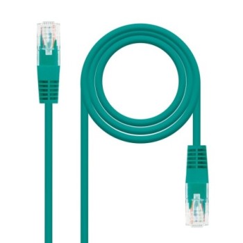 nanocable latiguillo cat.6 utp 25cm verde