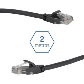 iggual latiguillo cat6 utp lszh 2 metros negro