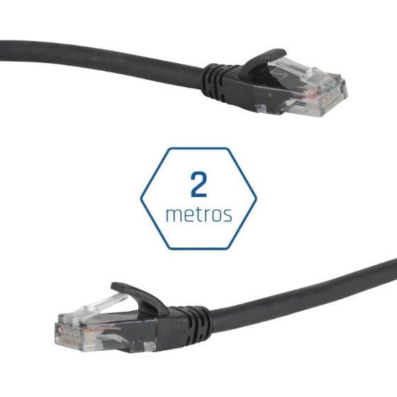 iggual latiguillo cat6 utp lszh 2 metros negro