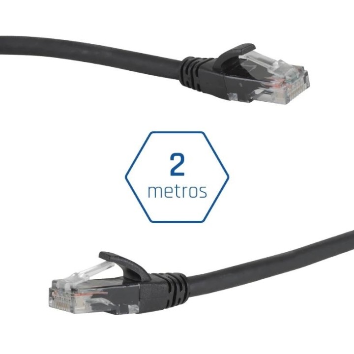 iggual latiguillo cat6 utp lszh 2 metros negro