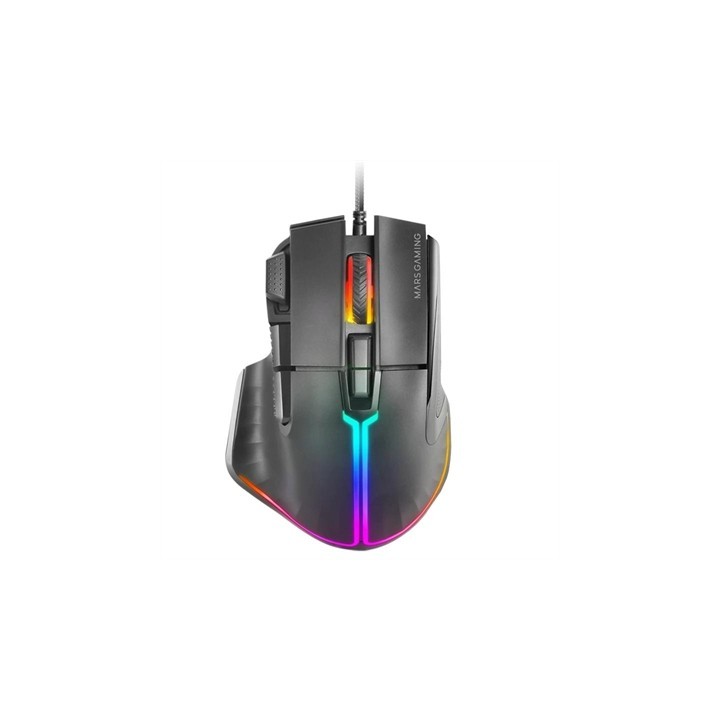 mars gaming mouse raton mars gaming mmxt rgb 12800 dpi ergonomico