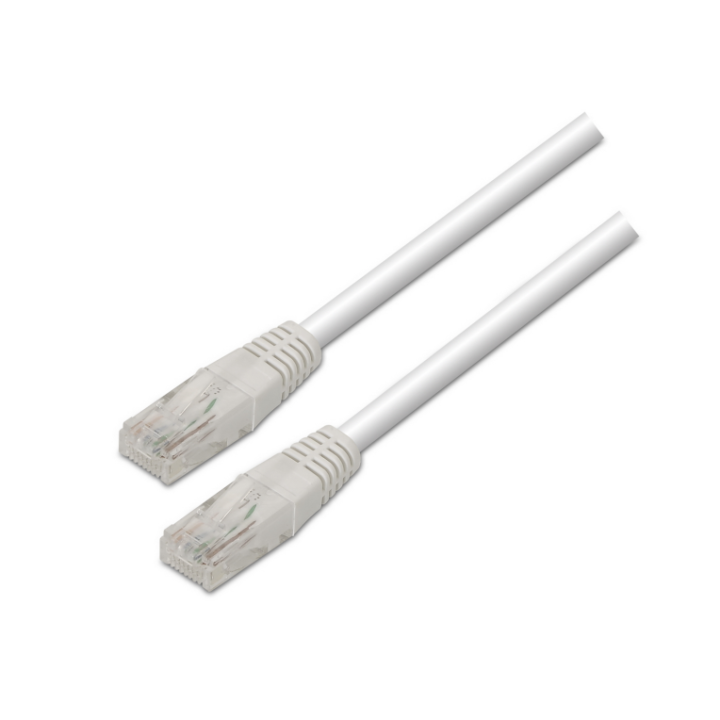 cable red aisens latiguillo rj45 cat.5e utp awg24 blanco 10m