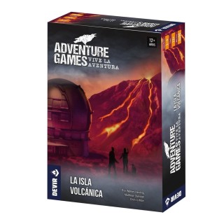 devir juego de mesa adventure games  la isla volcanica