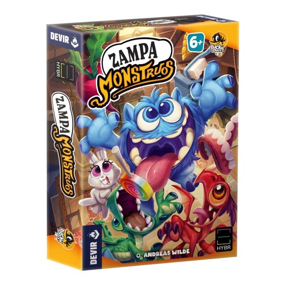 devir juego de mesa devir zampa monstruos