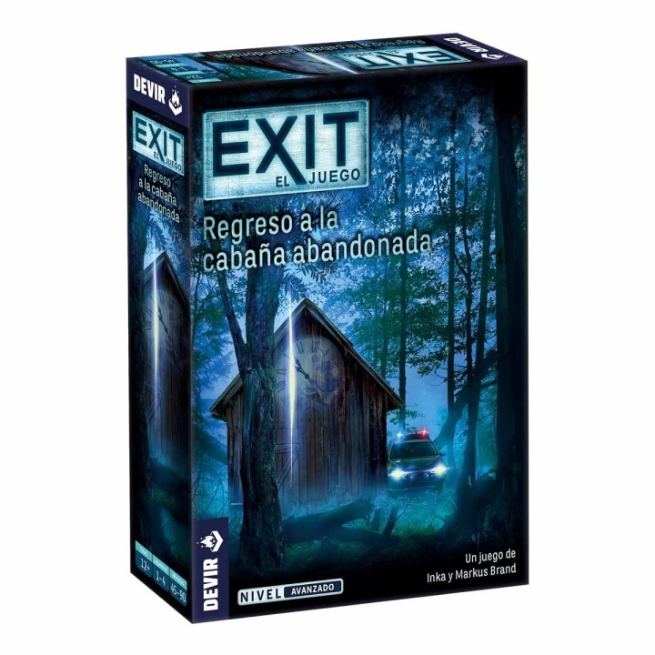 devir juego de mesa devir exit regreso a la cabana abandonada