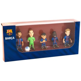 minix pack 5 figuras minix fc barcelona
