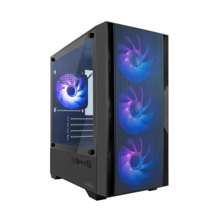 coolbox caja ordenador gaming coolbox gm220 mpfusion matx arg cristal templado negra