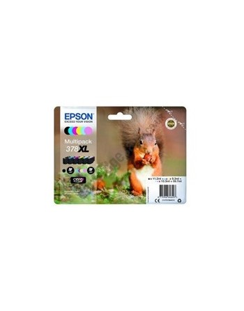epson multipack cartucho tinta epson 378xl c13t37984010 6 colores foto claria ardilla