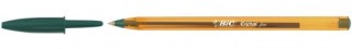 bic boligrafo cristal fine cuerpo naranja trazo 0,3 mm. color verde bic 872729  pack  50 unidades