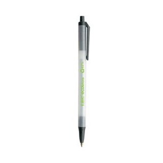 bic boligrafo eco clicstic reciclado trazo medio en color negro bic 8806871  pack  50 unidades