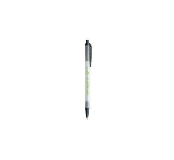 bic boligrafo eco clicstic reciclado trazo medio en color negro bic 8806871  pack  50 unidades