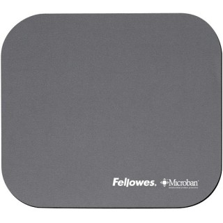 fellowes alfombrilla raton gris con proteccion microban fellowes 5934005